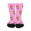 Anime Print Full Print Socks, Cute Socks For Children's Birthday