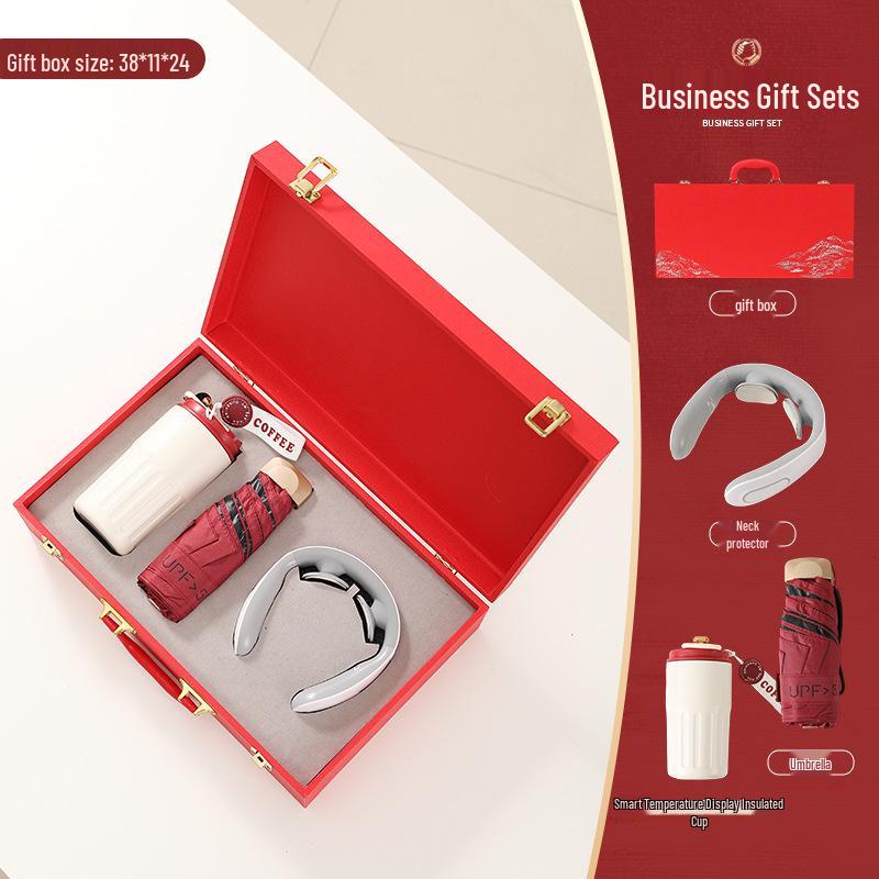 High-End Logo Tea Set for Company Meetings & Corporate Gifts