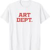 Camiseta de Departamento de Arte Regreso a Clases Maestro Artista Director Creativo