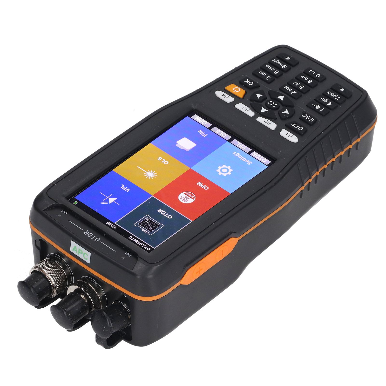 

OTDR Fiber Optic Tester 1550nm 60km Optical Time Domain Reflectometer Optical Fiber Meter with FC to LC Adapter