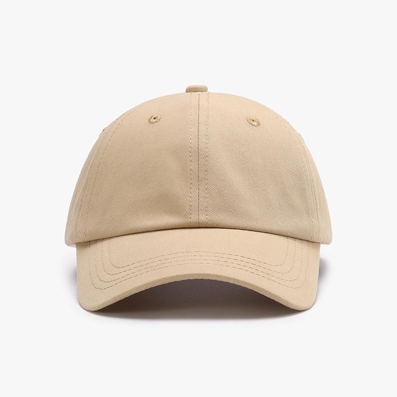 Unisex Classic Black Cotton Baseball Hat With Curved Brim For Outdoor Sunshade And Casual Wear