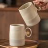 Coarse Pottery Texture Mug Retro Style Ceramic Cup Adult Water Cup Household Milk Cup Coffee Cup Office Cup
