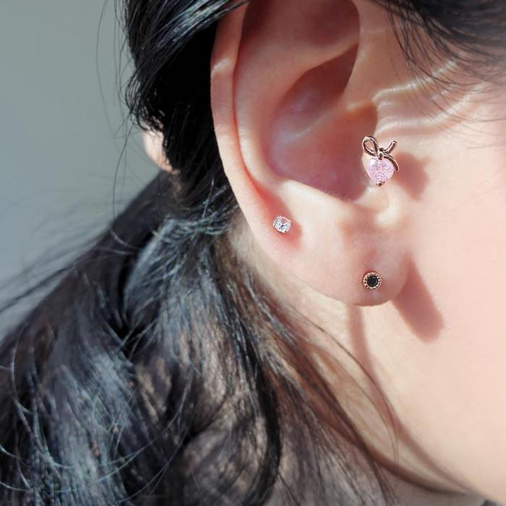 

1+1+1 Pink Candy Cubic Piercing 3-Piece Set (S9435530)