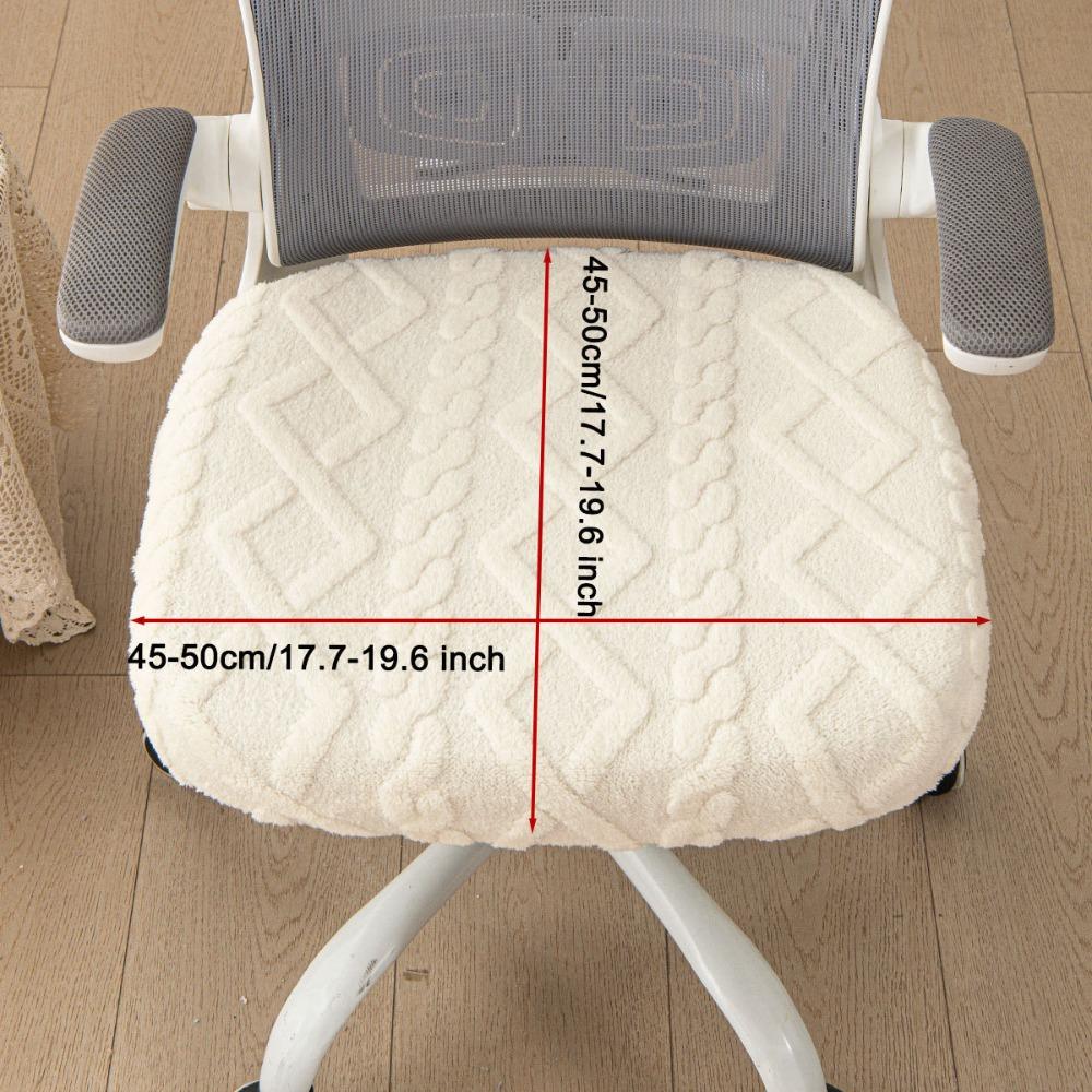 Universal Office Chair Seat Covers Jacquard Removable Computer Chair Cove Washable Thickened Chair Dustproof Cover