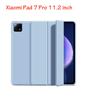 For Xiaomi Pad 7 Pro MiPad 7 2024 Tablet Case for Xiaomi Pad 7 11.2 Inch Smart Folio Soft TPU Back Stand Silicon Cover