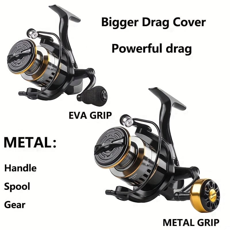 All-metal Spinning Reel Suitable for Long-distance Casting with Sea Fishing Rods Optimized Transmission Gears  Suitable for A Variety of Waters