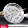 Universal Wok Steaming Rack: Thickened Stainless Steel, High-Temperature Resistant, Multi-Function Steamer Plate