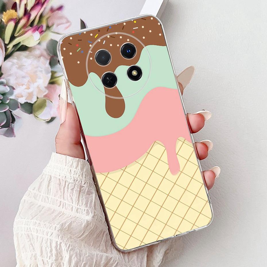 Cute Painting Phone Case For Huawei Nova Y91 Y90 Soft Silicone TPU Back Cover For Huawei NovaY90 NovaY91 Cases Bumpers