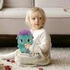 Cute Bibble Plush Doll Toy, Creative Adorable Roll Throw Pillows