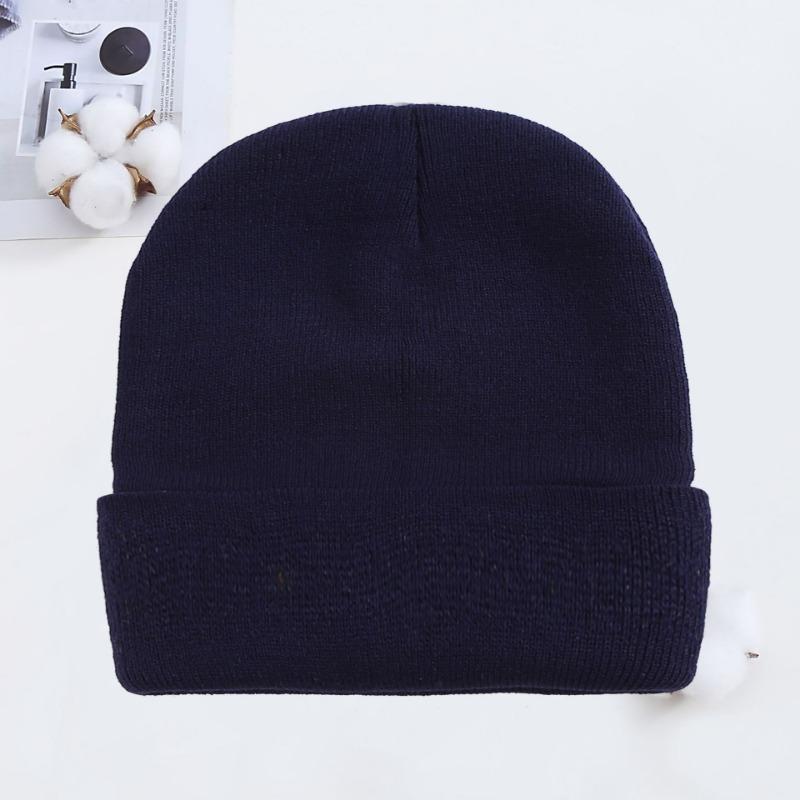 Knitted hats Versatile cold-proof autumn and winter hats Women's wool hats Knitted hats Men's