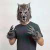 Realistic Werewolf Mask Faux-fur Furry Monster Claws Masquerade Headpiece  Carnival Night