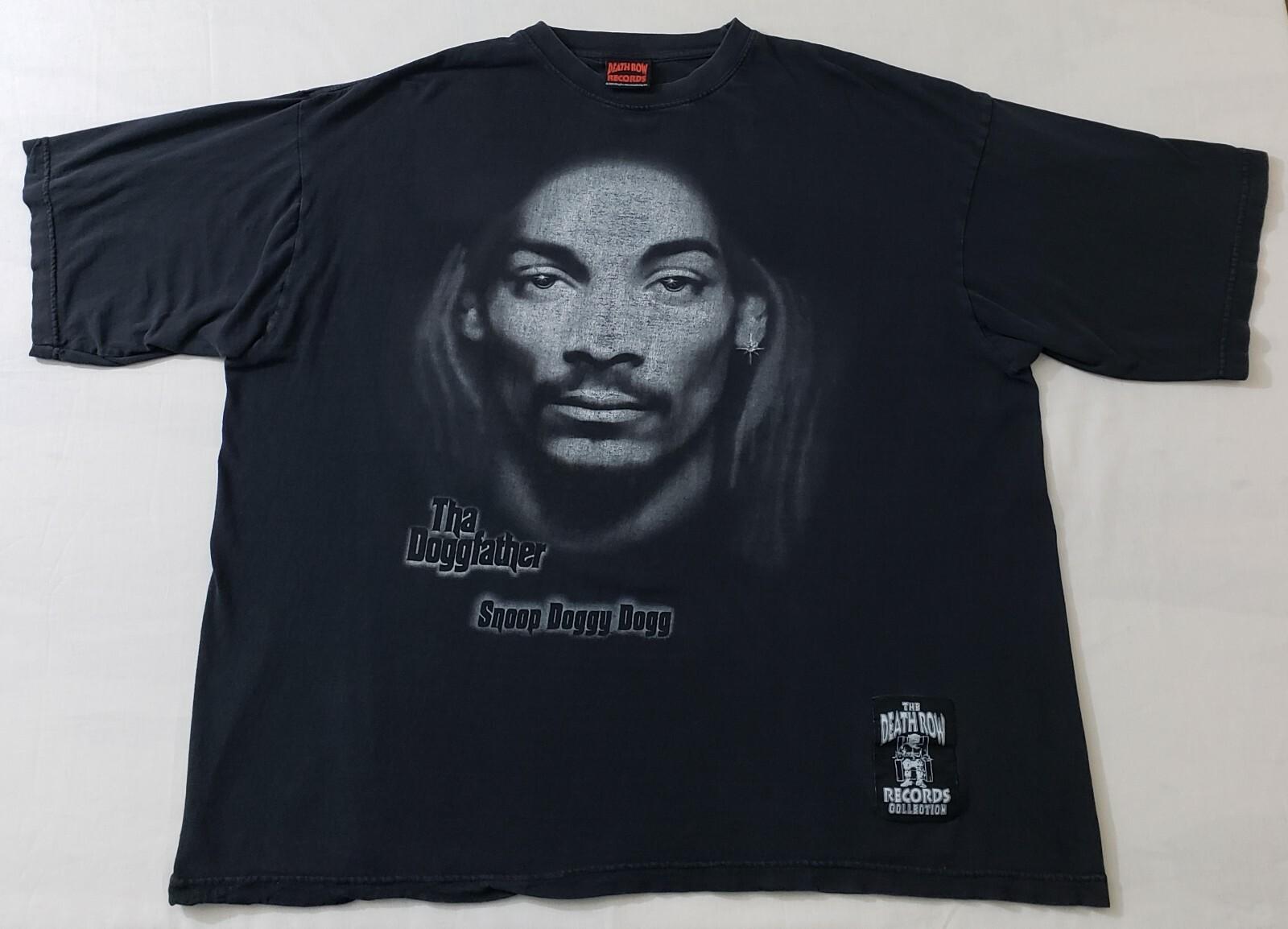 Vintage Snoop Dogg Tha Doggfather T-Shirt Sz 2XL 2000s Rap Tee Hip Hop Death Row S