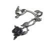 Europe And The United States Creative Earrings Rose Retro Fashion Ear Hanging Women's Ear Accessories Gift Jewelry Ornaments