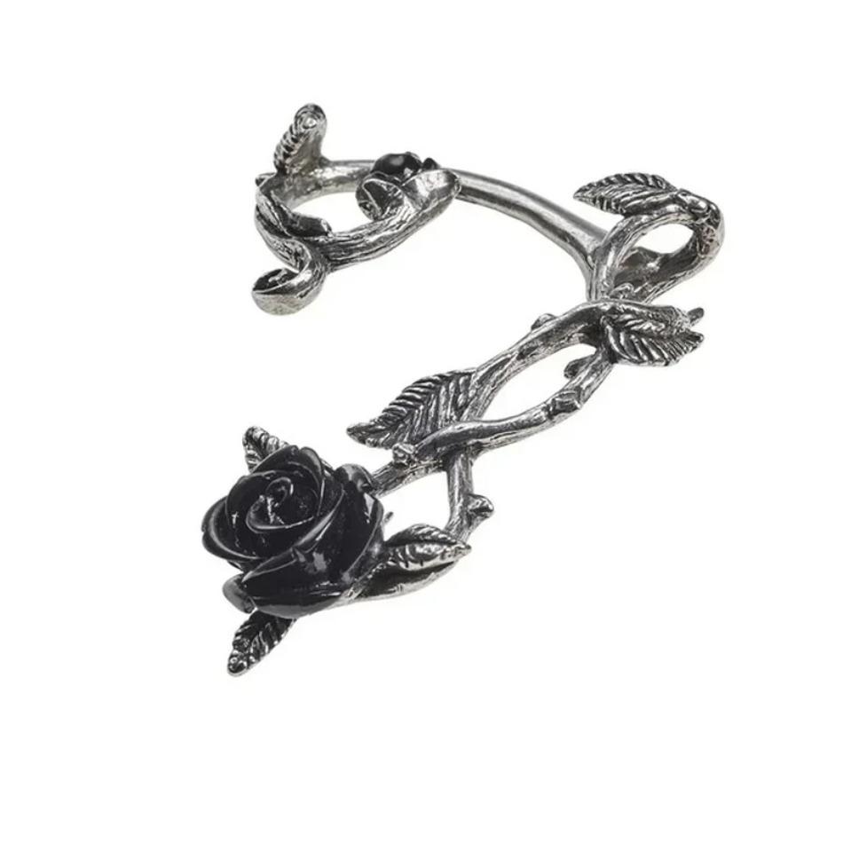 Europe And The United States Creative Earrings Rose Retro Fashion Ear Hanging Women's Ear Accessories Gift Jewelry Ornaments