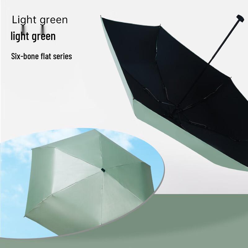 Red Leaf Ultra-Flat Portable Sun & Rain Umbrella