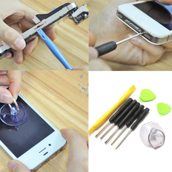 Skrutrekkere reparasjonsverktøysett 11 i 1 åpen mobiltelefon