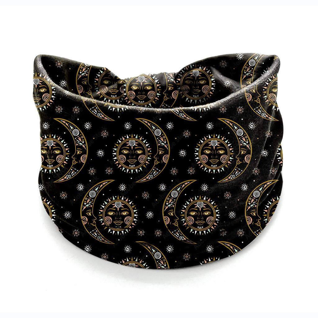 European American Women's Hair Band African Print Pattern Wide Edge Elastic Knot Sports Yoga Headband Women's Headwear Hair