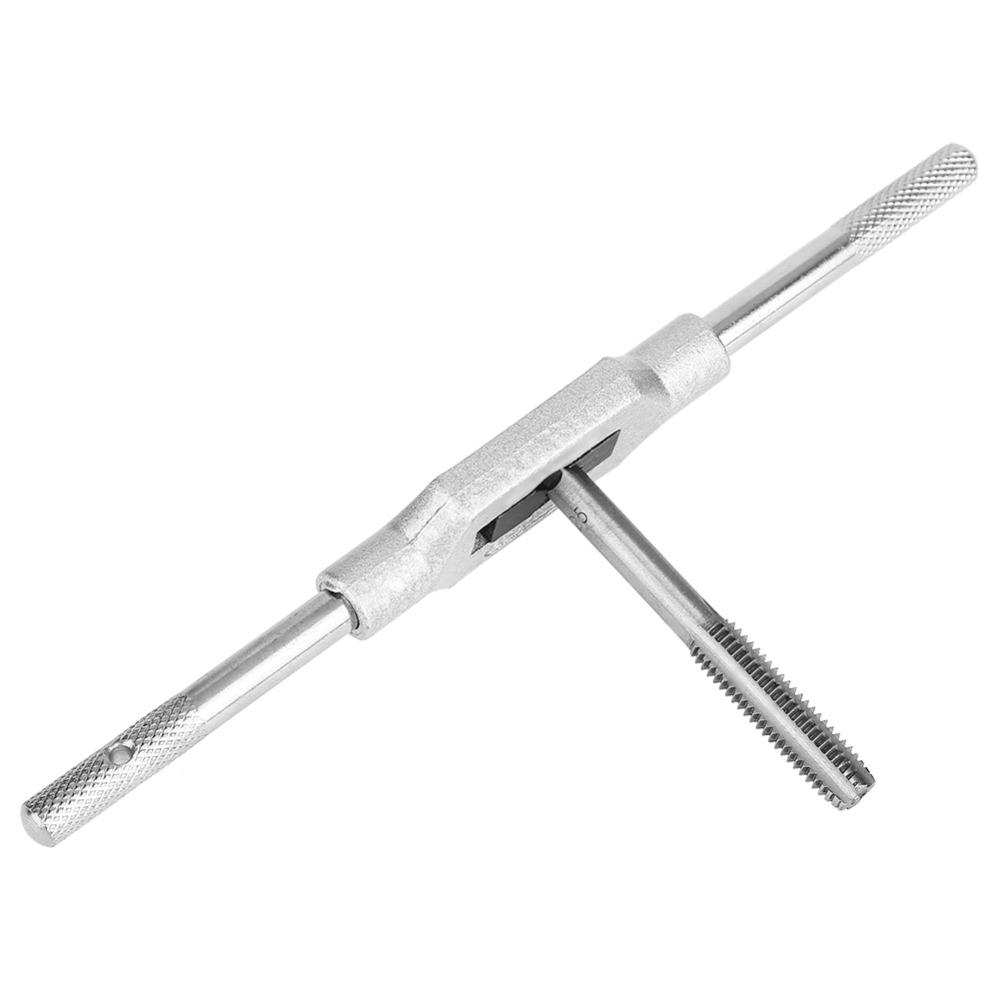 15pcs Alloy Steel Tap Wrench Set H.S.S. Material Alloy Steel Tools Drill Bit Set Metal Processing