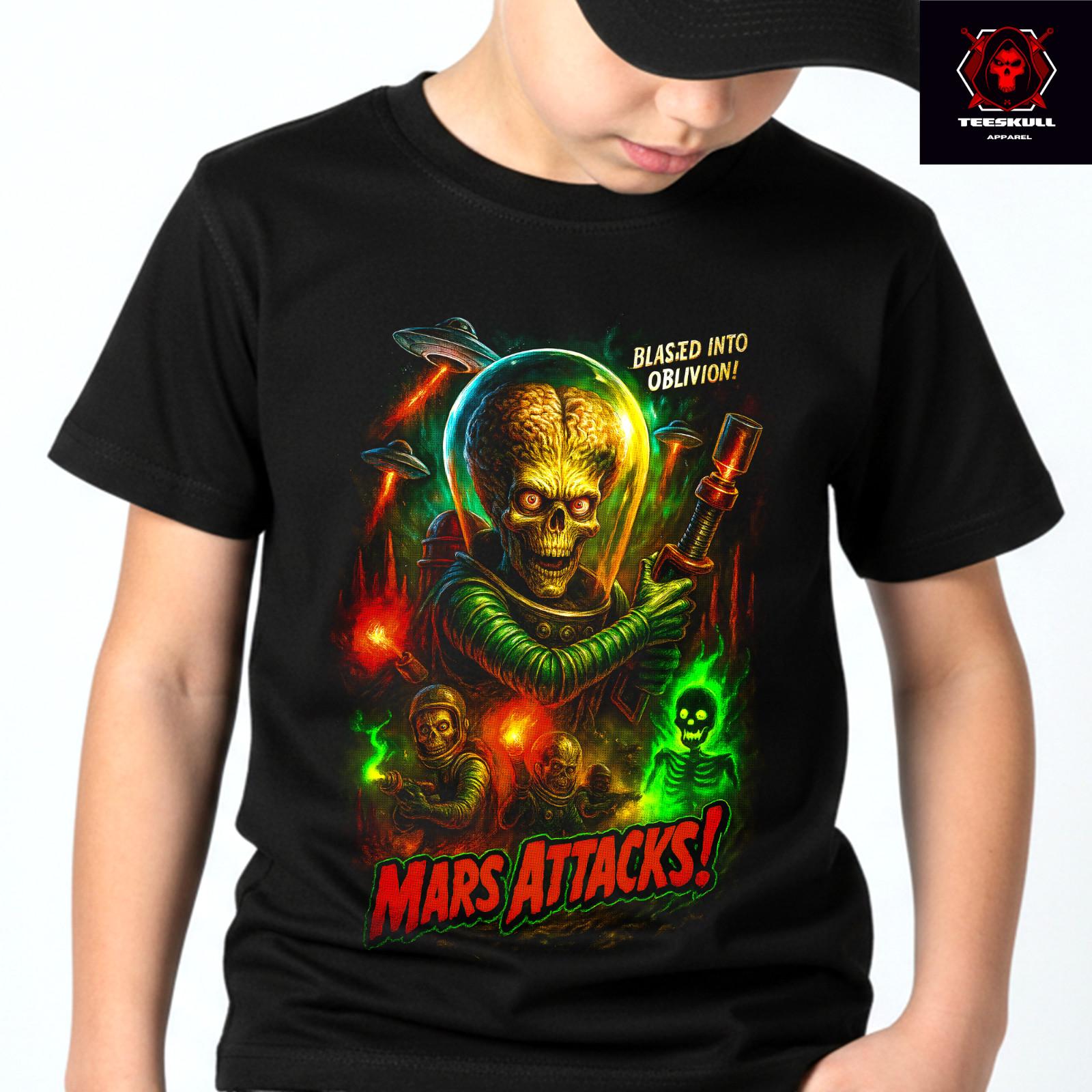Mars Attacks! Cult Horror Movie Sci-Fi Top Premium Soft Cotton T-Shirt 2XL