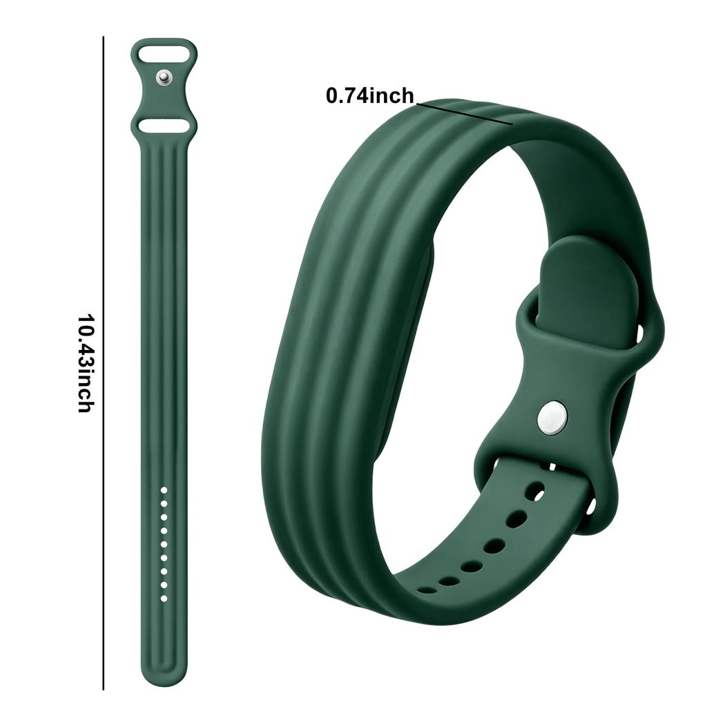 Silikon-Schlaufen Sportuhrarmband für Google Fitbit Air Gummiarmband Atmungsaktives Band Armband Correa Ersatzzubehör