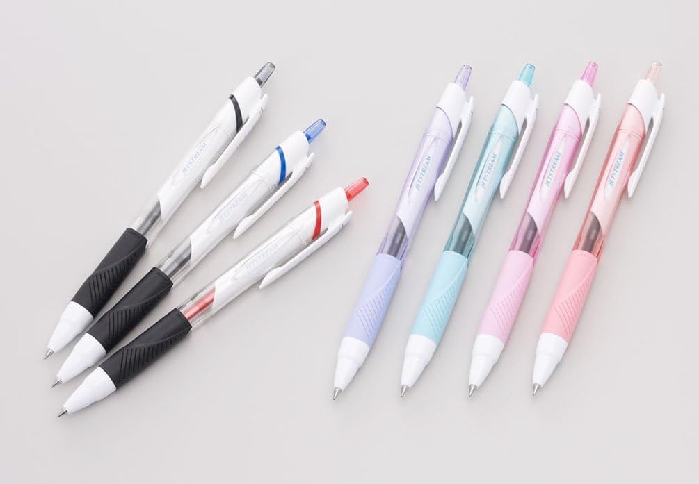 Mitsubishi Pencil Jetstream Ballpoint Easy to Oil-Based Pens, 10-Piece Set, 0.5mm, Red, Write, SXN15005.15