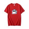 Chuyin Animation Peripheral Cartoon Printed Short Sleeve Tshirt Unisexs and Unisexs Pure Cotton Anime Japanese New Tshirt