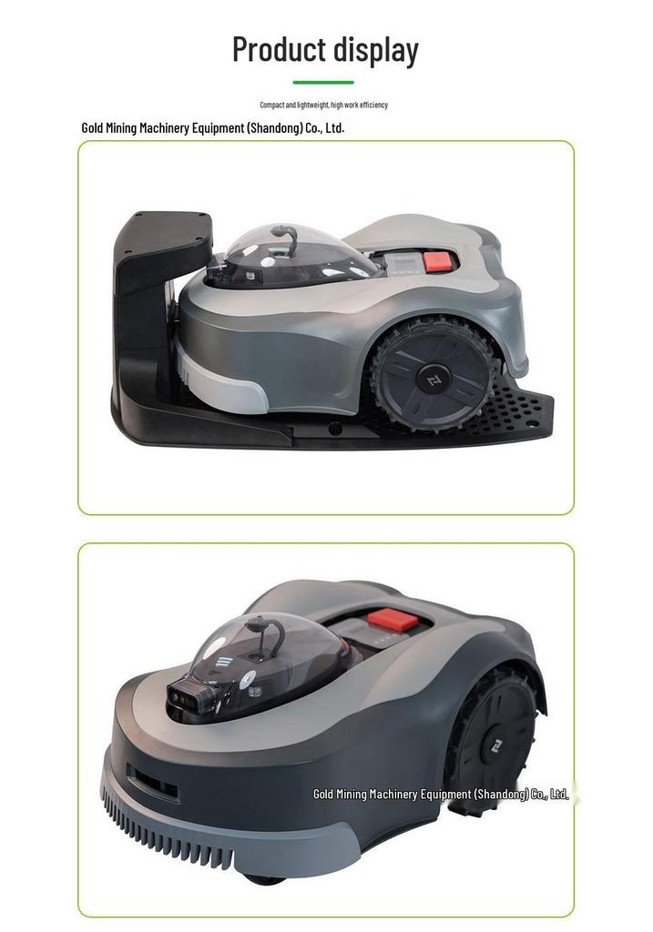 Electric Remote Control Self-Propelled Lawn Mower for Home Gardens