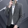 Men's Spring/Fall Korean-Style Slim-Fit Suit: Stylish, Unique, and Casual Blazer