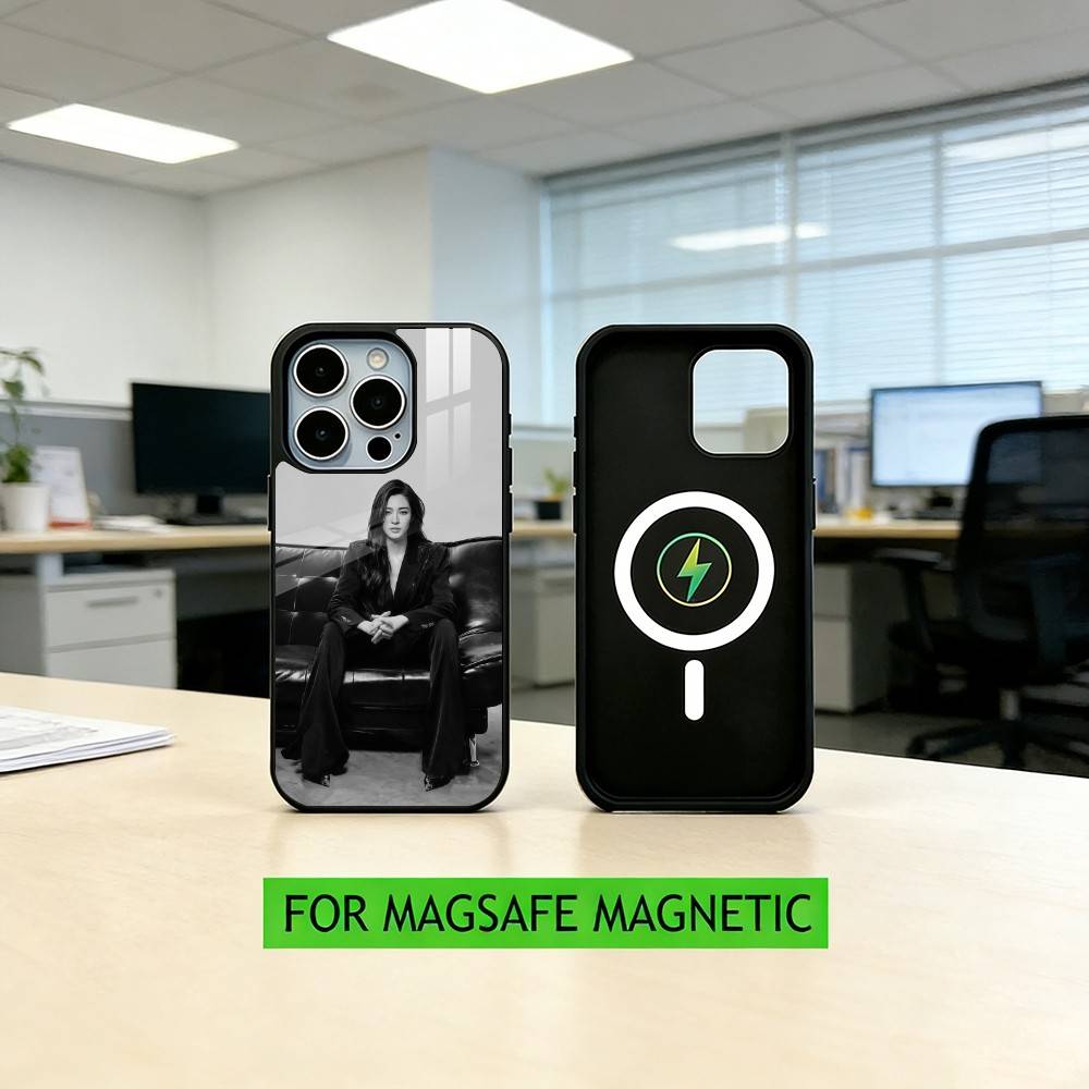 L-Lingling Kwong Actress Phone Case For iPhone17,16,15,14,13,12,11 Plus,Pro Magnetic with Magsafe Wireless Charging