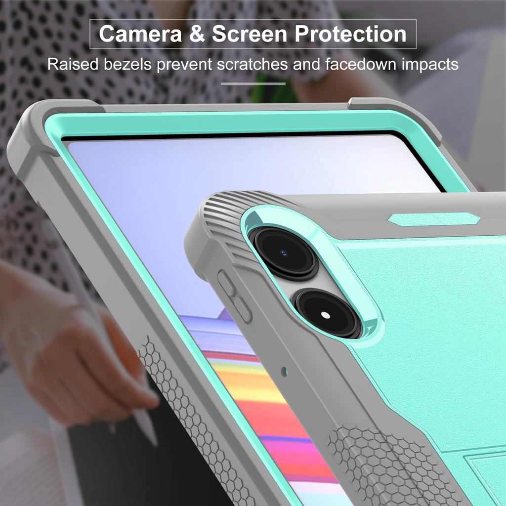 For Xiaomi Poco Pad/Redmi Pad Pro/Pad Pro 5G Case Silicone+PC Tablet Protective Cover with Kickstand
