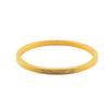Gold Plated Sandblasted Bangle: Women's Luxury Simulated Gold Wedding Bracelet