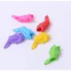 2026 New 4PCS Student Writing Grip Corrector Children's Gel Pen Grip Magic Tool Small Fish Silicone Pen Sleeve Random Color