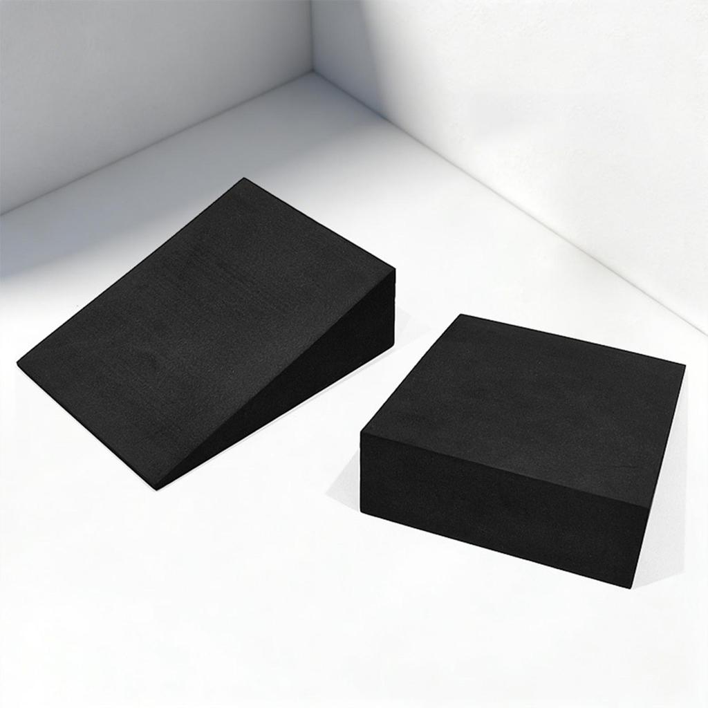 Block Heel Raise Incline Board Calf Support Made of EVA Material with Grippy Surface for Gymnastics
