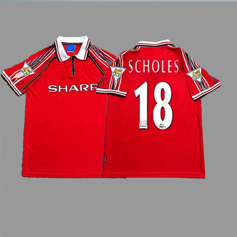 Maglia da calcio vintage Beckham Zidane Messi C Ronaldo maglia classica da campionato