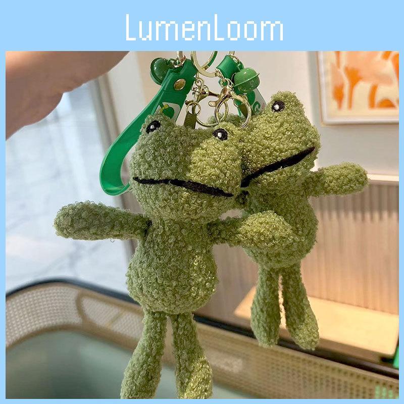 Adorable Cartoon Frog Plush Keychain Cute Key Accessory For Girls Bags
