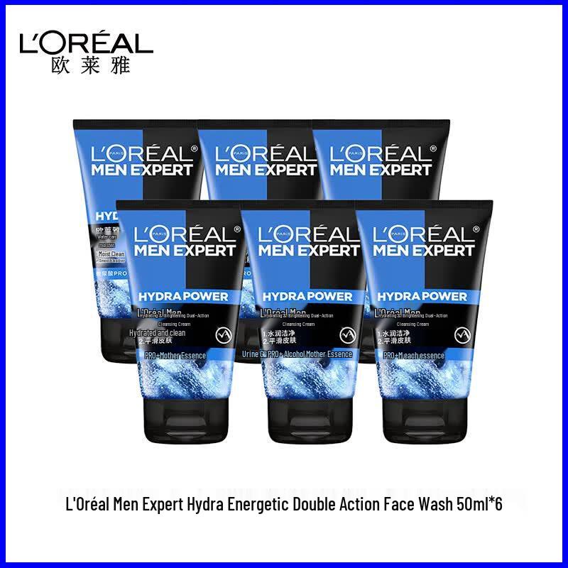 L Oréal Men s HydraPower Double Effect Cleanser 6-Pack