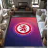 Tappeto in Velluto di Cristallo con Stampa del Middlesbrough Football Club, Comodo Assorbente d'Acqua Antiscivolo Tappeto per Pavimenti Interni