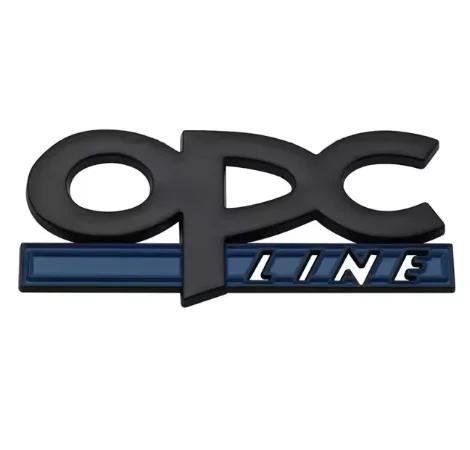 3D Metal OPC Line Car Rear Boot Trunk Emblem Badge Sticker Decal Accessories For Opel Insignia Corsa E Astra H J D Zafira Vectra Ago088