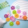 100Pcs Flatback Resin Daisy Flowers Craft Cabochons for Jewelry Making Scrapbooking Embellishments Sunflower Resin Slime Charms