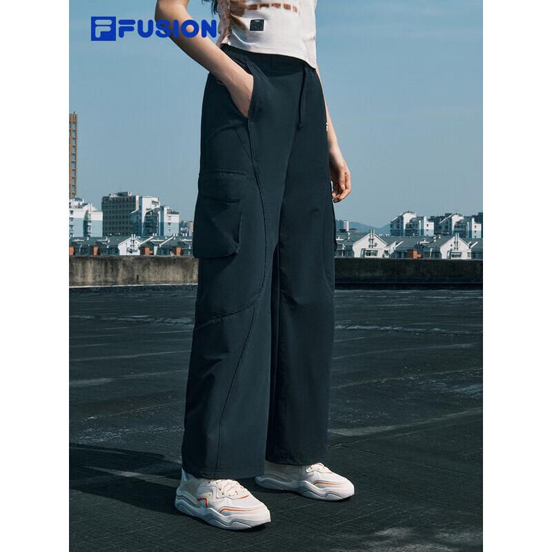 FILA FUSION Women s Woven Loose Casual Long Pants S