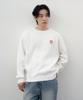 Deomati Mati Heart Wappen Round Knit - White