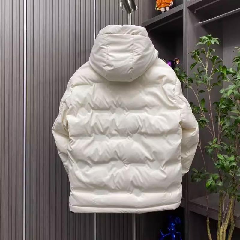 Men's Autumn Plus Plus Plush Thick Casual Versatile Solid Color Zipper Jacket Hooded Warm Loose Jacket