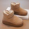 Girls' Fleece Snow Boots Children's Non-slip Large Cotton Shoes Cold-resistant Warm Cotton Boots