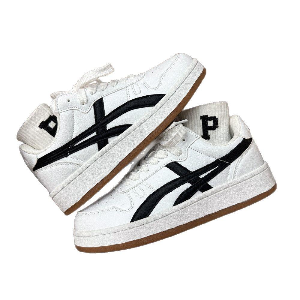 Little white shoes women's spring 2025 new student versatile popular sports shoes niche Hong Kong style retro couple board shoes