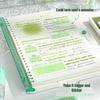 Thickened Soft Leather Loose-Leaf Notebook with Removable Refill and Horizontal Lines