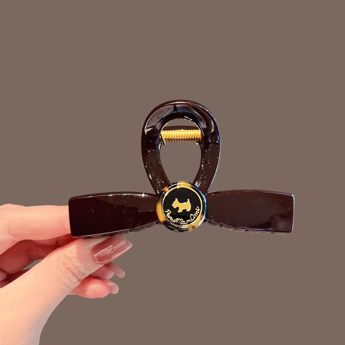Elegant Bow Claw Clip: 2025 Luxury Shark Hair Accessory for Women