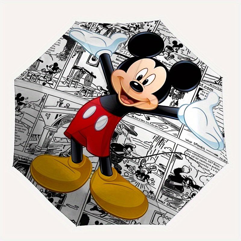 

Disney Mickey Mouse,Comic Strip Manual Opening and Closing Umbrella, 44-Rib Reinforced Folding Design, Lightweight