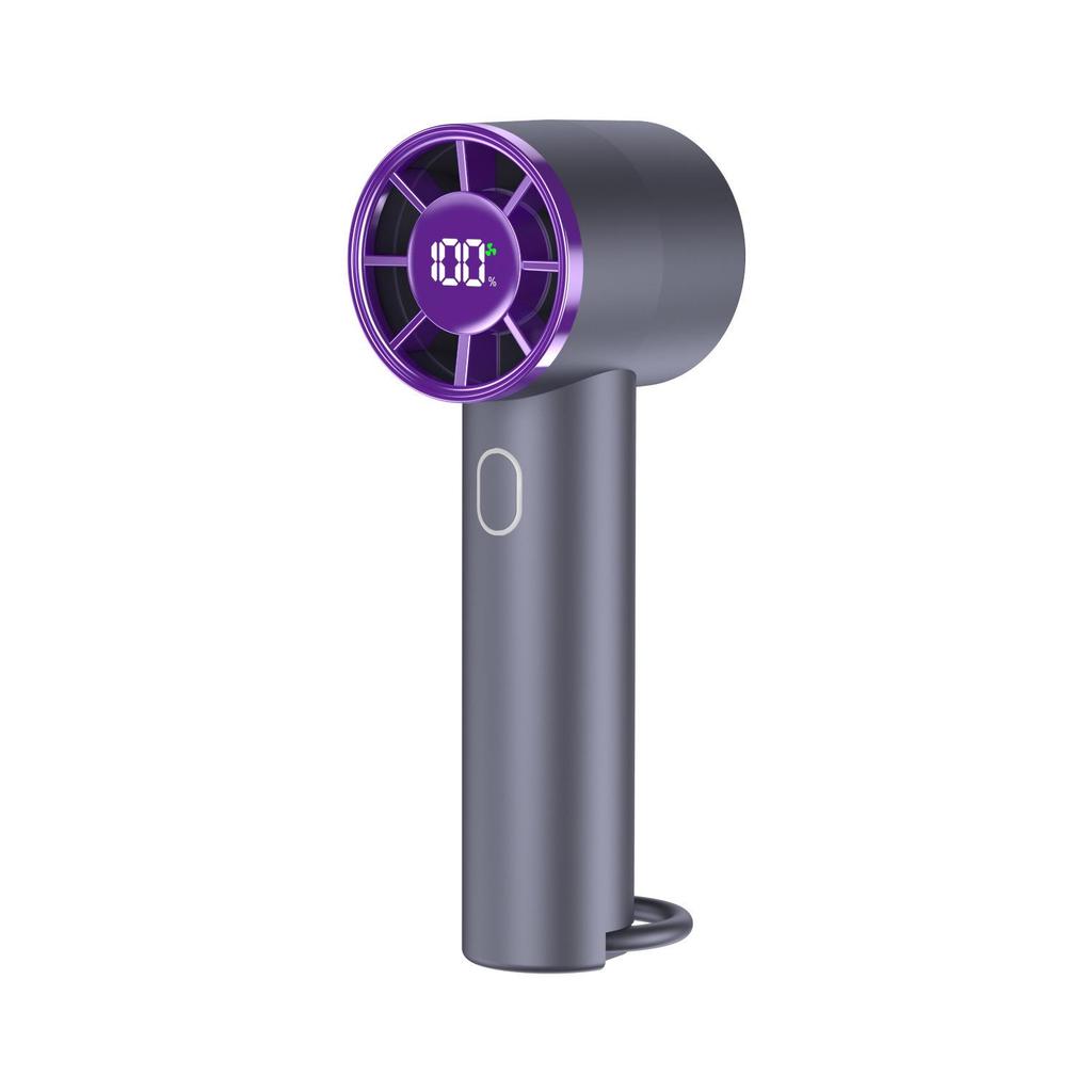 T29 High-Speed Portable Fan: USB Charged, Mini Size, 100-Speed Digital Display, Powerful Turbine