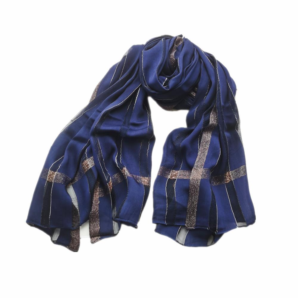 Cachecol de Seda para Mulheres Novo Cachecol de Fio Dourado de Primavera e Outono para Mulheres Cachecol Xale Cheongsam para Lenço de Cabeça