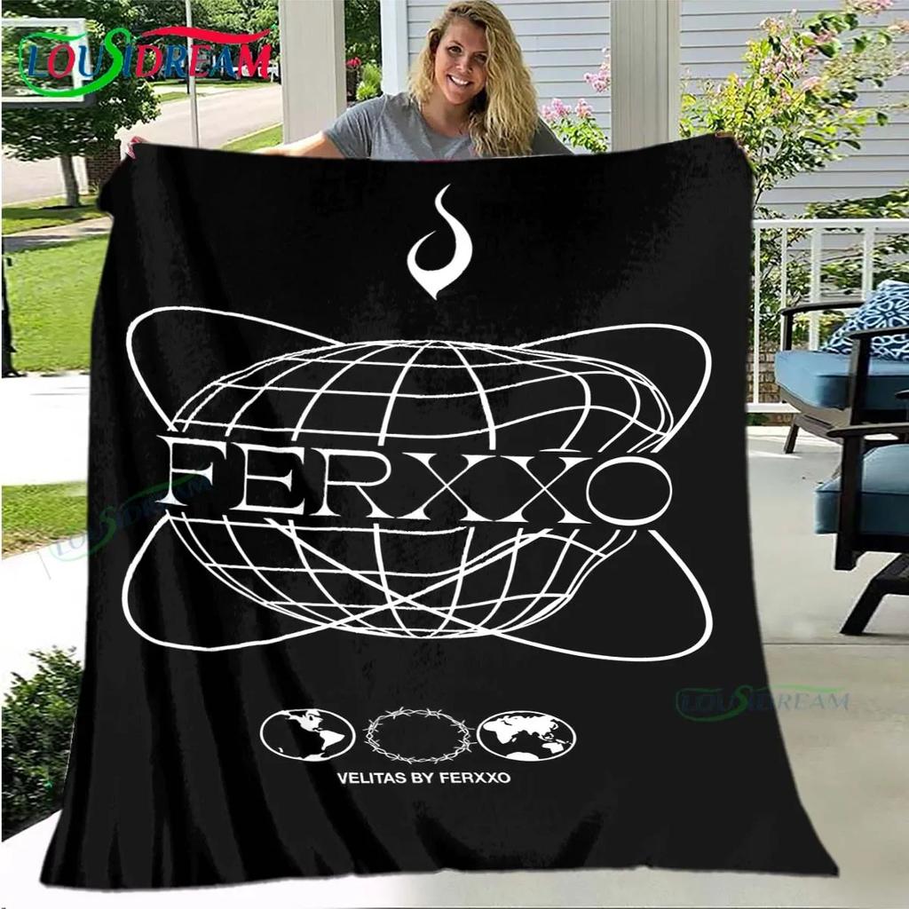 Pop Singer Ferxxo Feid Blanket,Flannel Throw Blanket for Home Bedroom Bed Sofa Picnic Office Hiking Leisure Nap Birthday Gift